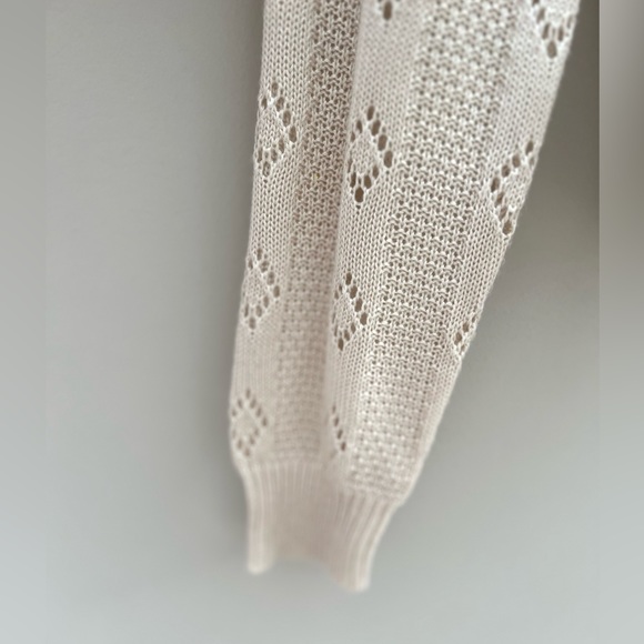 Pink Rose Embroidered knit cardigan and tank top set size XS - Picture 7 of 11